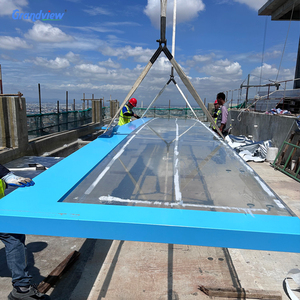 Panneau de piscine en verre acrylique coulé PMMA de 60 mm, 70 mm, 80 mm d'épaisseur pour piscine à débordement, gravure et découpe - Product Image 5