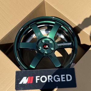 ล้อ Volk Racing TE37 <span class=keywords><strong>Te</strong></span> <span class=keywords><strong>37</strong></span> Saga Racing สีเขียว <span class=keywords><strong>SL</strong></span> 5x100 5x112 5x120 5x114.3 17 17x9 18x9 5x38 18x11 สำหรับรถยนต์ Brz GR86 FK8 S2000 - Product Image 6