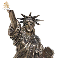 Personnalisable Extérieur Maison Jardin Décoration Antique Célèbre Réalité Coulée Laiton Liberté Dieu Sculpture Statue de la Liberté Figure