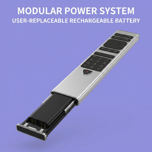 Control Remoto Universal <span class=keywords><strong>para</strong></span> Smart TV TVSHARP, Compatible con Dispositivos Samsung, <span class=keywords><strong>LG</strong></span> y Polycom, Recargable, de Aluminio, con Láser IR, WRT8626 - Product Image 4