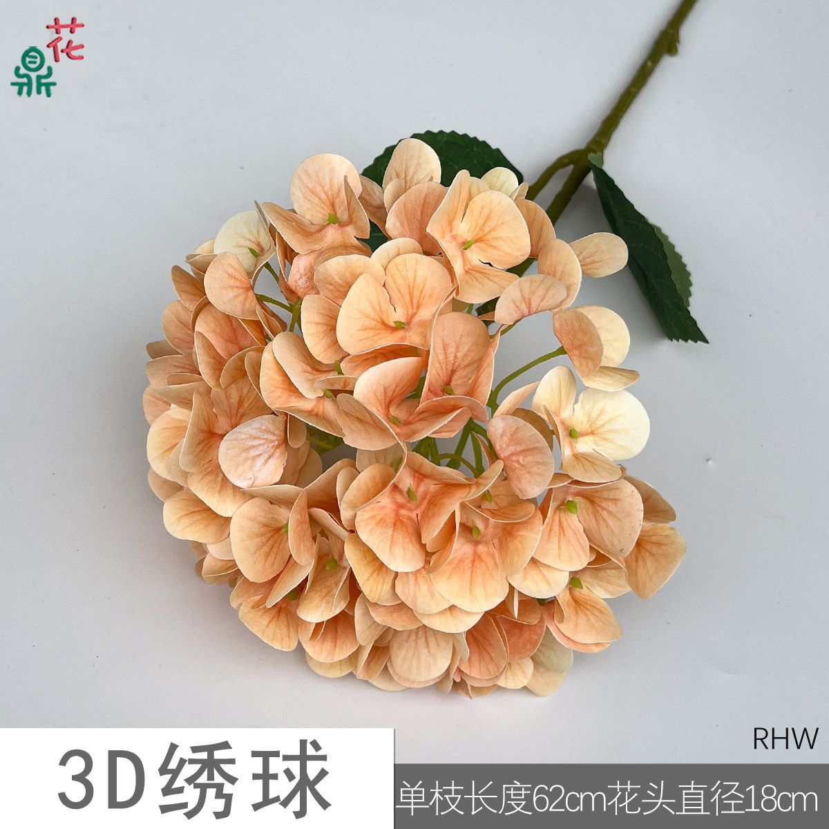 3D Hydrangea RHW Deep Champagne