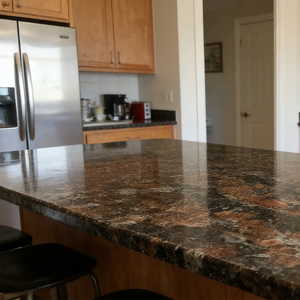 Premium Modern Polished Natural Stone Tan Brown <b>Granite</b> <b>Slab</b> Cut-To-Size Durable for Kitchen Bathroom Outdoor - Product Image 5