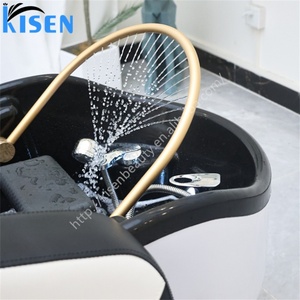 KISEN Beauty Hair Salon Massage Table Shampoo <b>Bed</b> Custom Multifunctional Luxury Salon Furniture Modern Thai Style Electric <b>Bed</b> - Product Image 5