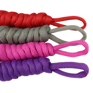 2026 nuevos cordones KJ de 8,5mm, cordones ovalados más gruesos, cordones de poliéster de Color sólido, cordones semicirculares para botas aptos para <span class=keywords><strong>Dunk</strong></span> - Product Image 3
