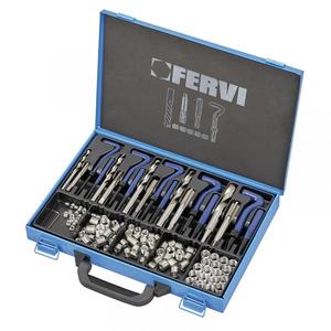 FERVI - E010B Juego de bobinas F de reparación de roscas métricas (125 Uds.) E010B - EAN 8012667364618 ACCESORIOS HERRAMIENTAS ELÉCTRICAS - Product Image 1