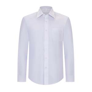 Camisa de Camarero para Hombre con Mangas Largas 8734 35% Algodón 65% Poliéster Negro/Blanco - Product Image 1
