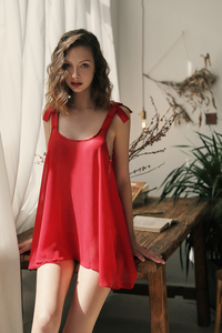 Nouvelle Collection 2026 : Robe <span class=keywords><strong>de</strong></span> Soirée Sexy Transparente à Bretelles et Dos Nu pour Femme – Lingerie Tendance 2026 - Product Image 3