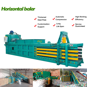 Máy ép phế liệu thủy lực ngang 100 tấn dùng cho các loại giấy các tông, nhựa, vải dệt, rơm, vải vụn, chai nhựa - Product Image 4