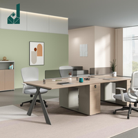 Cloison de bureau écologique en tissu acoustique pour poste de travail durable, design modulaire