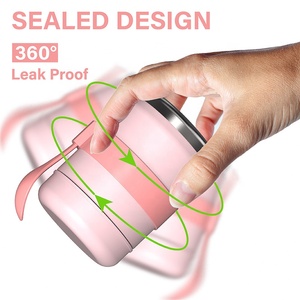 Heiße Angebote: 12 oz Isolierter Essensbehälter aus lebensmittelechtem Edelstahl mit doppelwandiger Vakuumisolierung und Löffel - Product Image 4