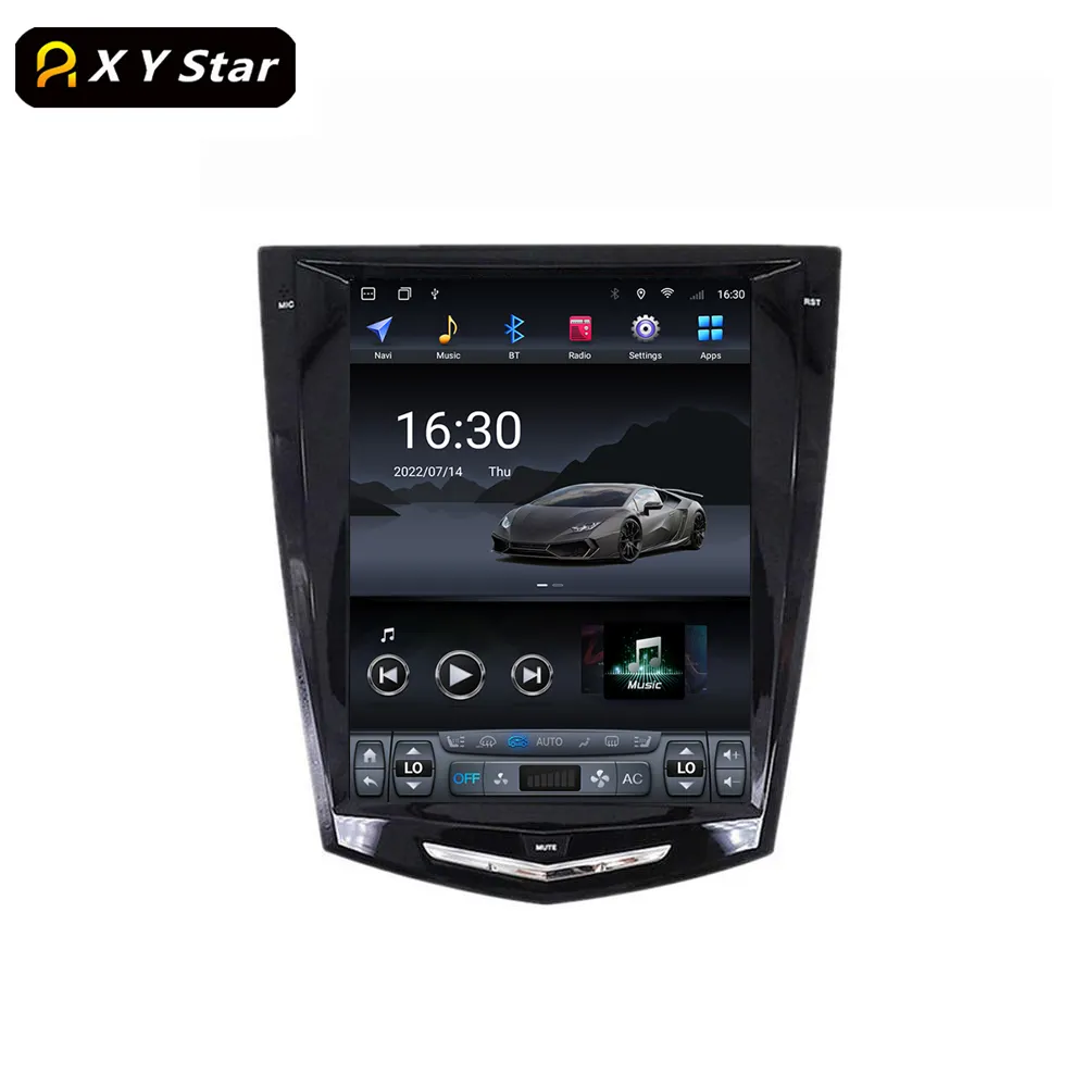XYstar Vertical Touch Screen 10.4 Inch 8+256 Android Car Dvd Video Player Car Radio For Cadillac ATS XTS CTS SRX