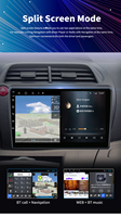 Krando 9 "Navigation de voiture pour Honda Civic Hatchback 2006 - 2011 Autoradio multimédia sans fil Carplay Android Auto 4G unité principale