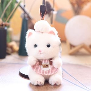 Cute Chef Kitten Plush Toy Keychain Pendant with PP Cotton Filling Unisex Accessories - Product Image 6