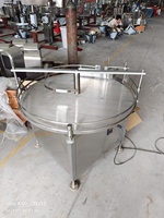 Bouteille d'alimentation automatique bouteille unscrambler rotatif recueillir plateau tournant canettes boîtes ligne de remplissage