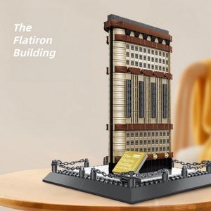 Modelo de Arquitectura Histórica del Edificio Flatiron de Nueva York en Miniatura, Compatible con Sets, Juguete Educativo para Niños y Adultos, Venta al Por Mayor OEM - Product Image 1