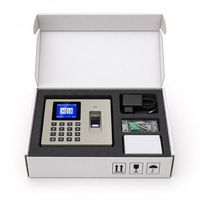 Máquina de Control de Asistencia con Huella Dactilar y Contraseña, Descarga de Reportes por USB, Pantalla LCD de 2.4 Pulgadas para Registro de Empleados de Oficina