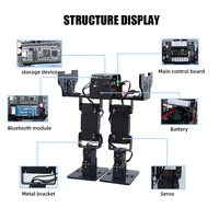 Kit de Inicio para Competencia de Robots Humanoides Tscinbuny STM32 con Seis Grados de Libertad, Montaje DIY, Educativo STEAM, C++