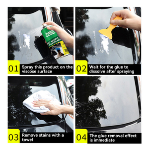 Bán buôn Aerosol chăm sóc xe sạch hơn phun STICKER REMOVER vani mùi hương dính Remover xe cửa sổ tự dính làm sạch đại lý - Product Image 4