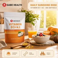 Fabricant de compléments alimentaires sur mesure, capsules molles de vitamine D3K2 pour adultes, favorisent la santé des os, vitamines en gros, capsule OEM