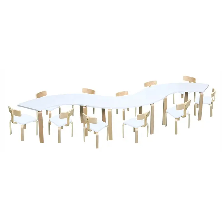 프로모션 최고 품질 조절 인체 공학적 나무 테이블과 의자