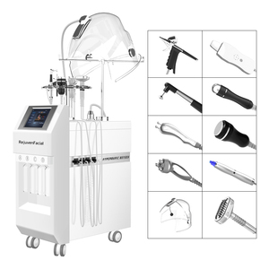 Máquina Facial Multifunción de Oxígeno con 10 cabezales para limpieza profunda de poros e hidratación para salón de belleza - Product Image 4