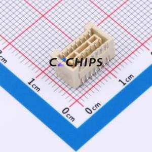 GHD-14AWB Wire-to-Board Pin Header SMD,P=1.25mm,Horizontal Mount Connector 2x7P 1.25mm Horizontal Mount 14P - Product Image 1