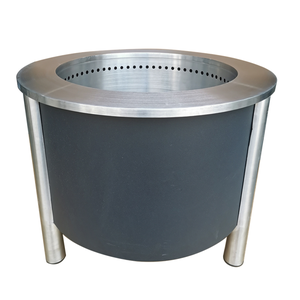 Barbecue moderne sans fumée en acier inoxydable, foyer <span class=keywords><strong>à</strong></span> allumage automatique, <span class=keywords><strong>poêle</strong></span> <span class=keywords><strong>à</strong></span> <span class=keywords><strong>bois</strong></span> et charbon portable pour jardin et camping - Product Image 1