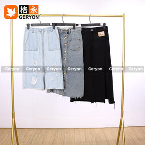 Fardos de Faldas Largas de Mezclilla para Mujer Geryon Vintage Thrift Ukay, Usadas, Limpias, 90-98% Nuevas, Calidad de Exportación de Verano - Product Image 3