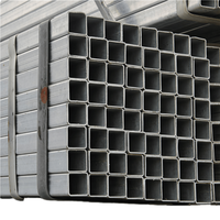 Tuyau carré en acier au carbone galvanisé soudé ERW, certifié API/CE, norme ASTM ASTM A500