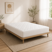 Matelas à ressorts ensachés de haute qualité, matelas de chambre sur mesure, matelas compressé enroulable pour la maison et l'hôtel