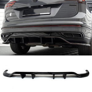 Difusor Trasero de Coche Negro Brillante ABS Personalizado de Fábrica para <span class=keywords><strong>VW</strong></span> <span class=keywords><strong>Tiguan</strong></span> <span class=keywords><strong>R</strong></span>-<span class=keywords><strong>line</strong></span> MK2 Facelift 2020 2021 2022 <span class=keywords><strong>2023</strong></span> 2024 - Product Image 1
