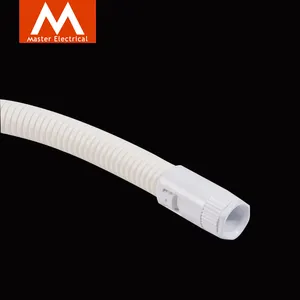 Accesorios de tubería eléctrica de fábrica de China, accesorios de conductos de plástico de alta calidad, conector corrugado de PVC a prueba de fuego