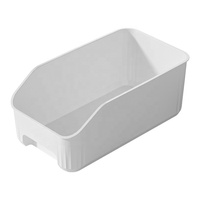 Panier de rangement pour armoire de cuisine et salle de bain - Polypropylène sans couvercle, design moderne pour le stockage des collations et des assaisonnements