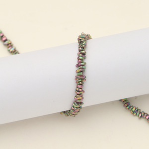 Bracelet et collier <span class=keywords><strong>en</strong></span> pierre de galle noire irrégulière ZX 8,5*2,5 mm, <span class=keywords><strong>perles</strong></span> colorées <span class=keywords><strong>pour</strong></span> le bricolage, accessoires de travail, <span class=keywords><strong>vente</strong></span> <span class=keywords><strong>en</strong></span> <span class=keywords><strong>gros</strong></span> d'usine - Product Image 4