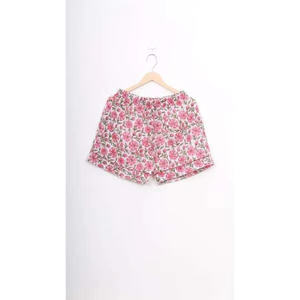 Pijama de 2 Piezas para Mujer, 100% Algodón Satinado, Estampado a Mano con Letras, Transpirable, Casual de Otoño, Manga Corta, Cintura Elástica - Product Image 4