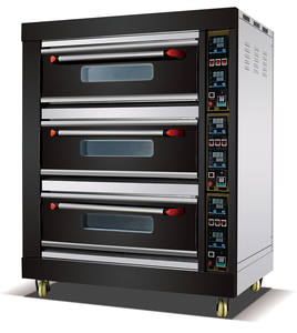 Horno Eléctrico Comercial Profesional de 3 Niveles y 6 Bandejas, 19.5KW de Alta Potencia, para Panadería, Pizza, Pan y Pastelería - Product Image 3