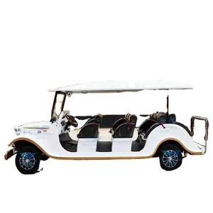 Voiture de tourisme Offre Spéciale personnalisée 11 sièges électrique rétro vintage classique 72V batterie sans entretien pour la réception de golf - Product Image 4
