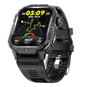 Jam tangan pintar olahraga pria, arloji cerdas GPS Monitor kesehatan, tahan air untuk ponsel Android IOS 2025 - Product Image 4