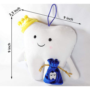 Coussin Doux et Mignon Personnalisé pour Lit, Peluche Princesse, Poupée Fée des Dents - Product Image 6