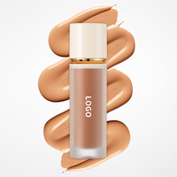 Meilleur Fond de Teint Mat et Vegan à Faible MOQ, Maquillage Marque Privée, Correcteur Liquide Peau Foncée, Anti-Cernes Couvrance Totale Marque Privée