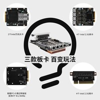 Zynshield 2,5G Mini PC Pequeño Host Soft Router G Tarjeta de red M.2 Computadora industrial Linux Industrial IoT 4G Tarjeta SIM