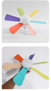 Luz de ventilador de techo con enchufe para el hogar con luces LED y <span class=keywords><strong>control</strong></span> remoto - Product Image 4