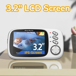 Caméra de surveillance pour bébé sans fil 3,2 pouces avec audio bidirectionnel, vision nocturne, mode VOX, 720P, batterie rechargeable, berceuses - Product Image 3