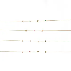 Flyskye — collier en argent sterling plaqué or, bijoux tendance, pendentif mot de passe