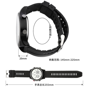Orologi Sportivi da Uomo alla Moda con Display LED Digitale Retroilluminato, Quadrante Grande, Ultra-Sottili, Minimalisti, Impermeabili, con Cinturino in Gomma, per Adolescenti e Attività all'Aperto - Product Image 6