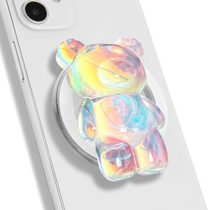 Magnetic 3D Gummy Bear Style <strong>Expandable</strong> Collapsible Mobile Phone Grip Stand <strong>Holder</strong> for Smartphone Tablet Cell Phone Accessory - Product Image 1