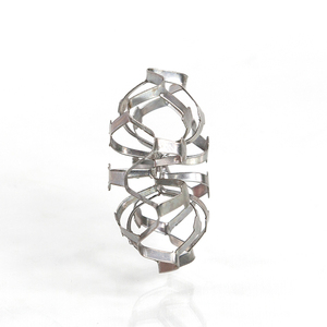 75Mm Thép Không Gỉ Kim Loại Rút Tiền <span class=keywords><strong>Rosette</strong></span> Vòng Đóng Gói Ngẫu Nhiên SS304 SS316L Kim Loại Tellerette <span class=keywords><strong>Rosette</strong></span> Vòng - Product Image 2