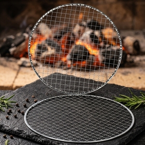 Ensemble de grilles de barbecue 5 tailles en acier inoxydable, grille de refroidissement résistante à la chaleur et adaptée au four, pour cuisson au <span class=keywords><strong>charbon</strong></span> et au gaz - Product Image 1