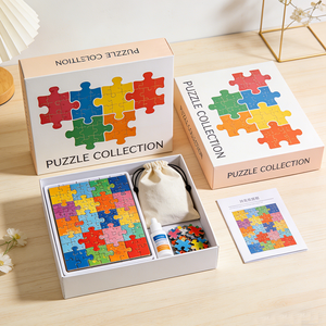<span class=keywords><strong>Puzzle</strong></span> Educativo per Bambini Personalizzato con Cartoni Animati, Certificato, Finitura Lucida, <span class=keywords><strong>2</strong></span>-4 Anni, 550-1000 <span class=keywords><strong>Pezzi</strong></span>, Cartone Grigio - Product Image 1