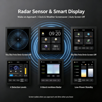 Interrupteur mural intelligent Tuya Zigbee 4 pouces avec écran tactile, relais 4 gangs, pour rideaux, éclairage AC et scènes, 4-en-1, variateur d'intensité